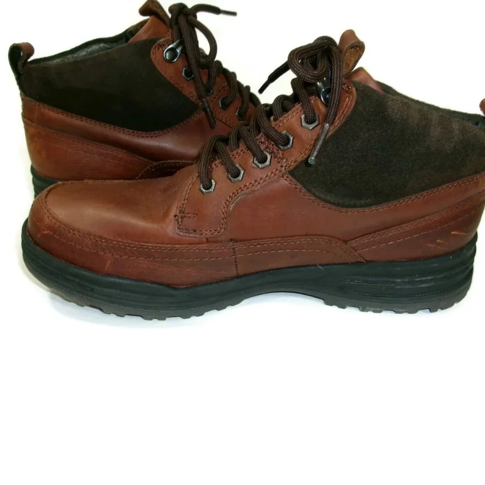 Abeo 24/7 Dri Walk Mens Ridley Leather Boots Slip Resistant Comfy Size 9.5 M - Picture 3 of 16